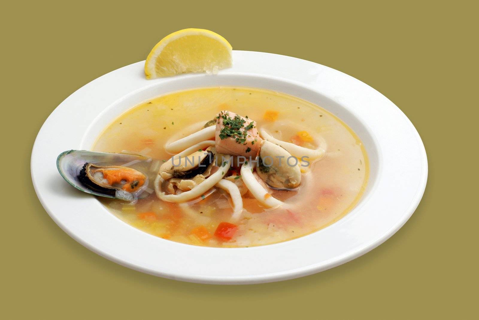 Seafood soup by AlexKhrom