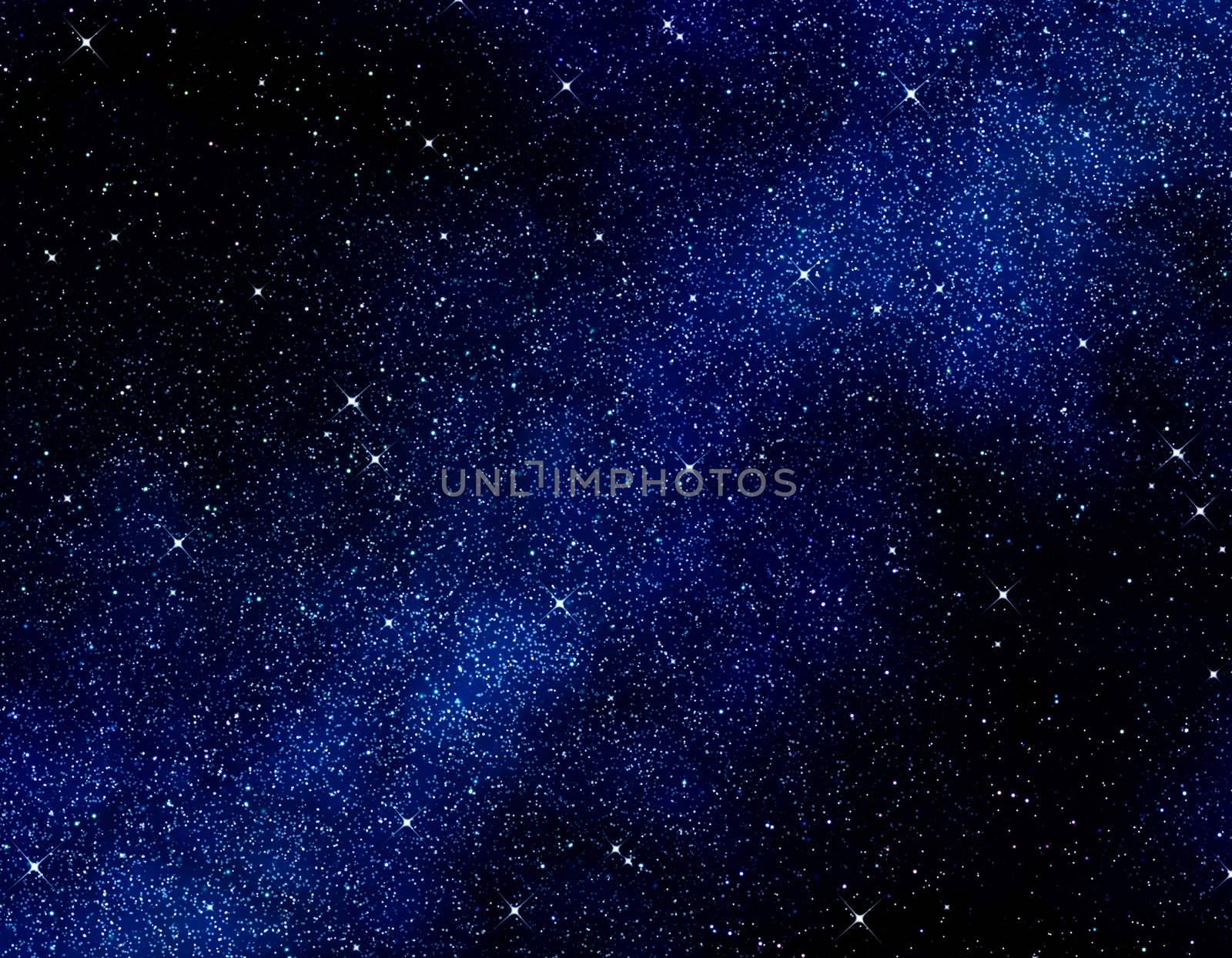 great image of space or a starry night sky 