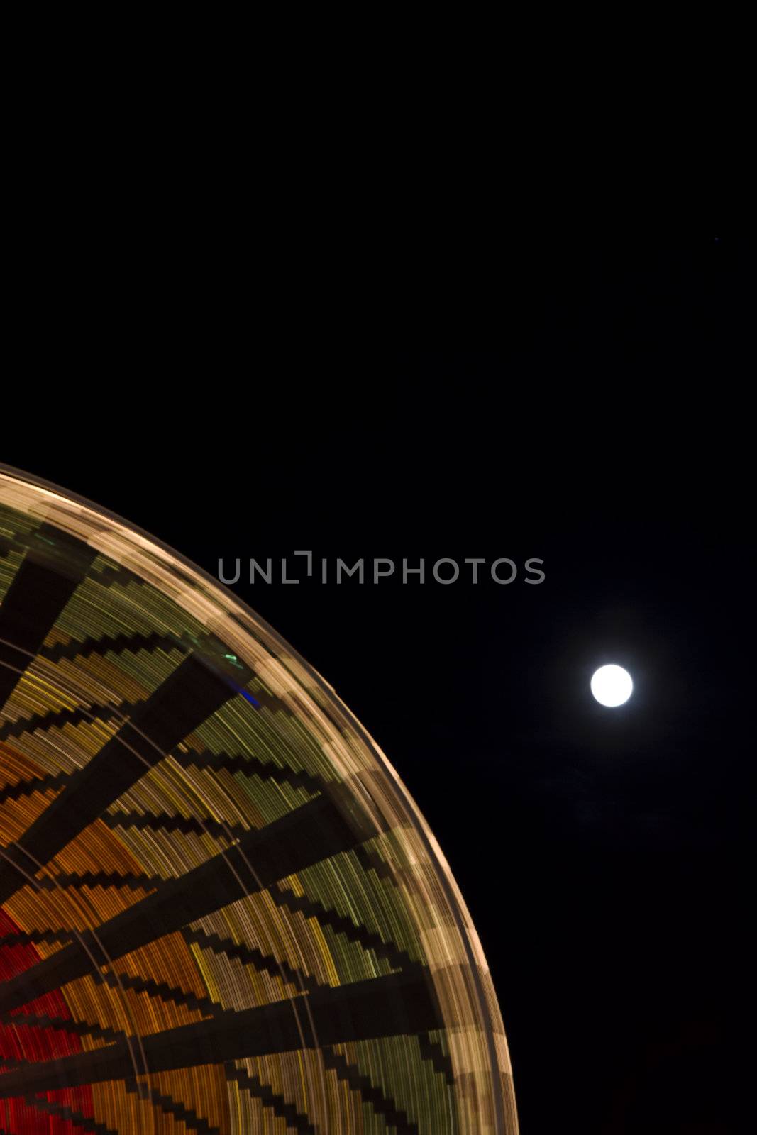 ferris wheel by night by RobStark