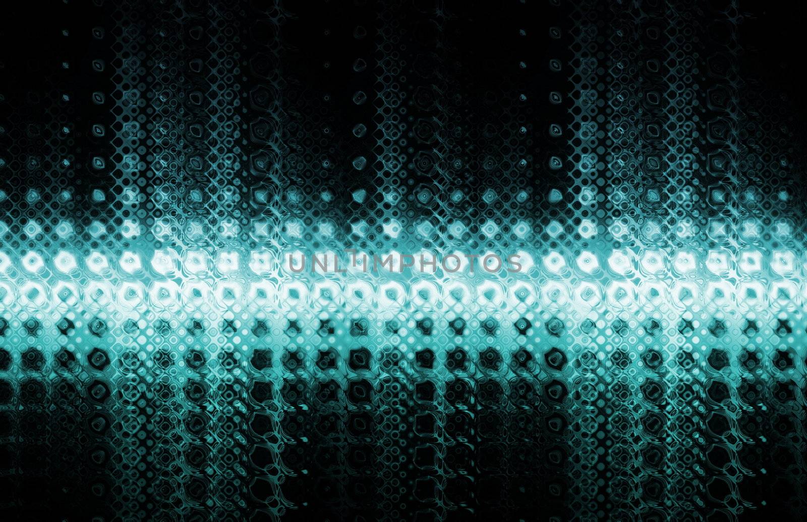 Futuristic Tech Design on a White Background
