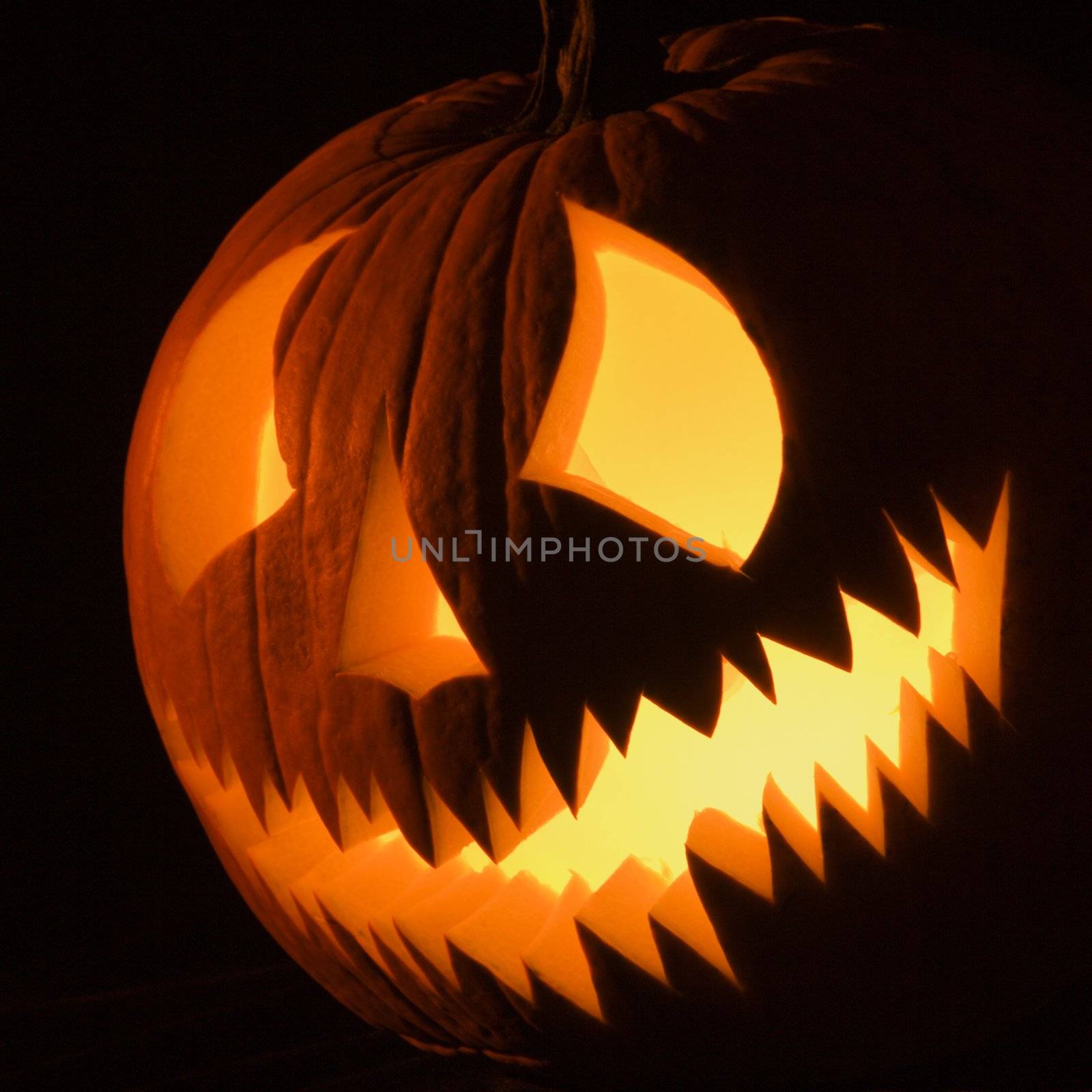 Halloween jack-o-lantern. by iofoto