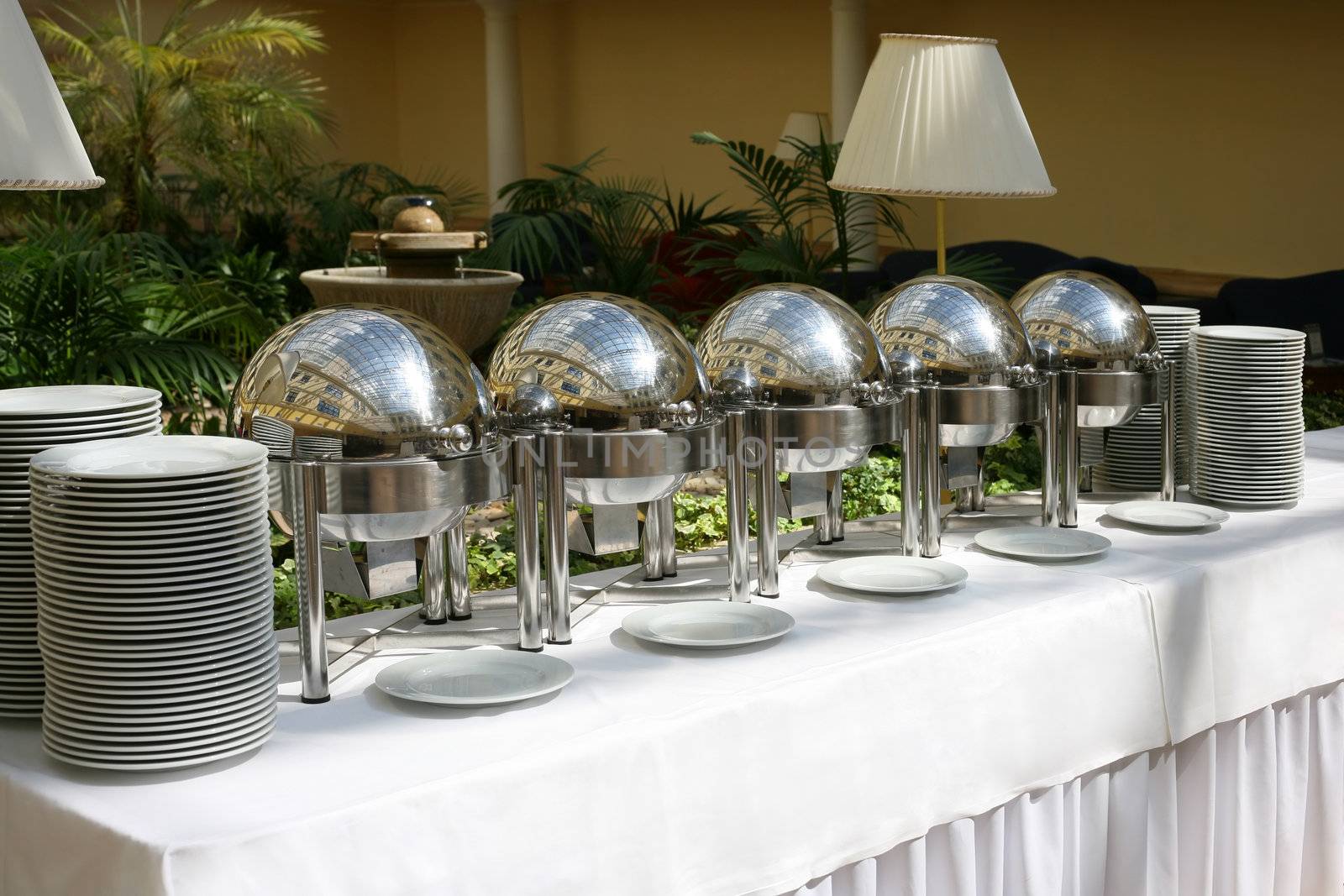 An image of a upscale event buffet