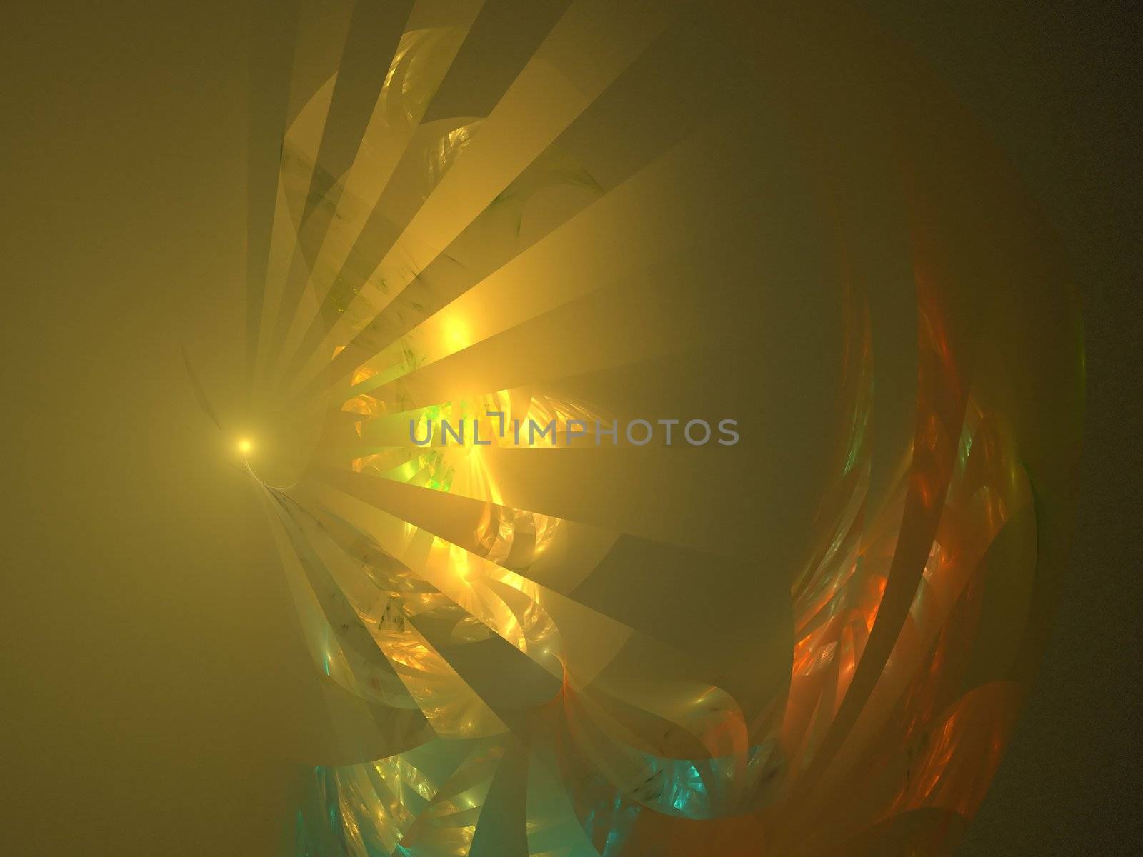 Colorful abstract fractal background by pmisak