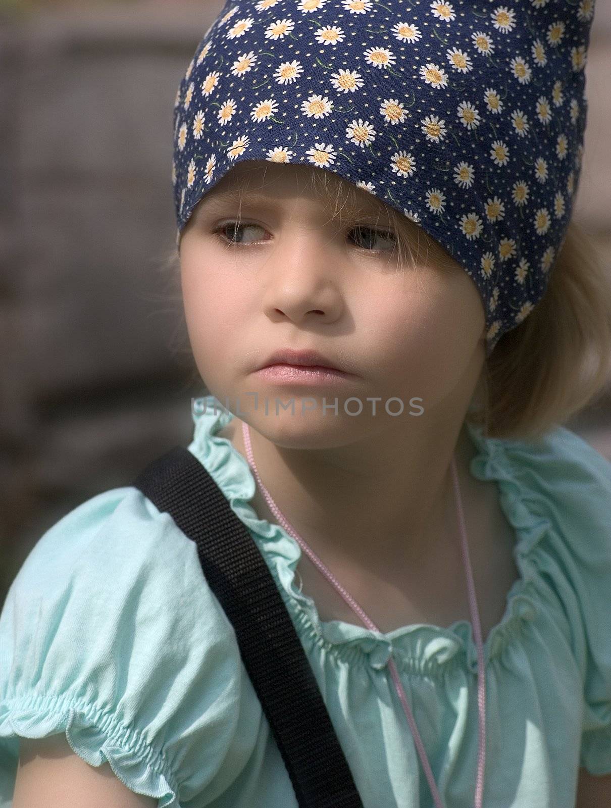 portrait of the girl in the open air