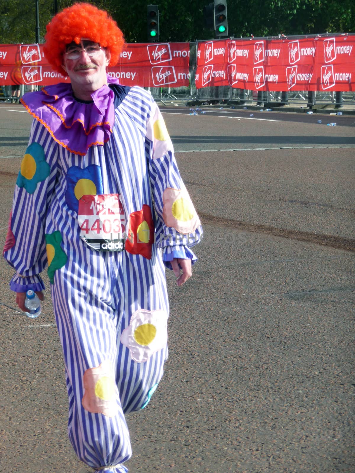 London - April 25: Fun Runners at the 2010 London Marathon  April 25th, 2010 in London.