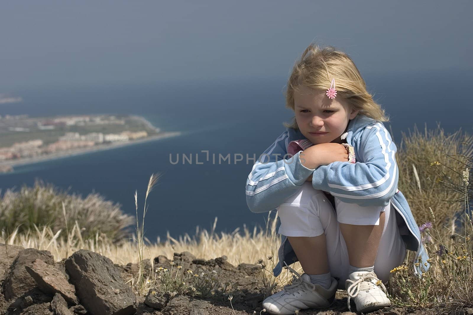 girl in the open air