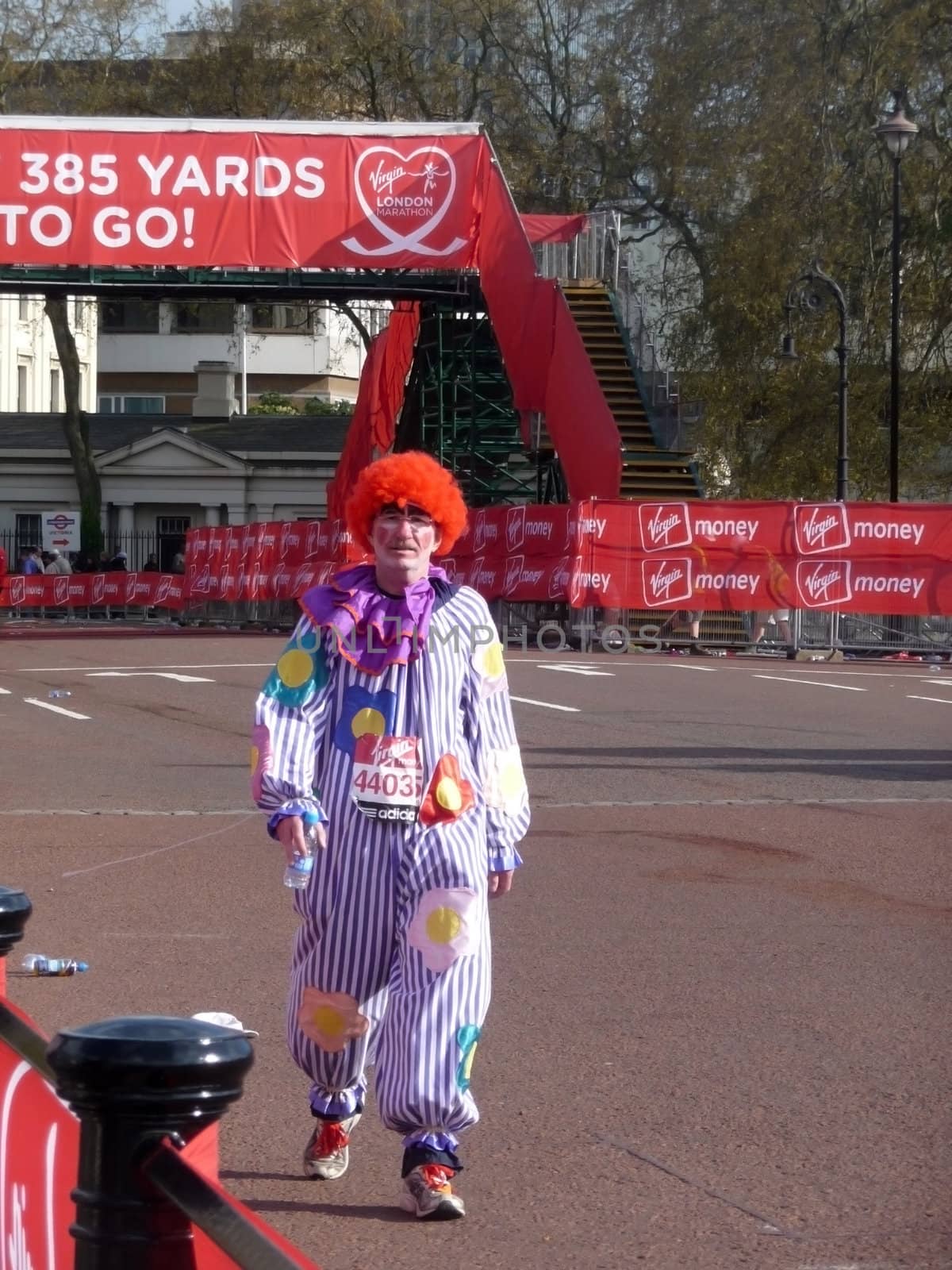 London - April 25: Fun Runners at the 2010 London Marathon  April 25th, 2010 in London.