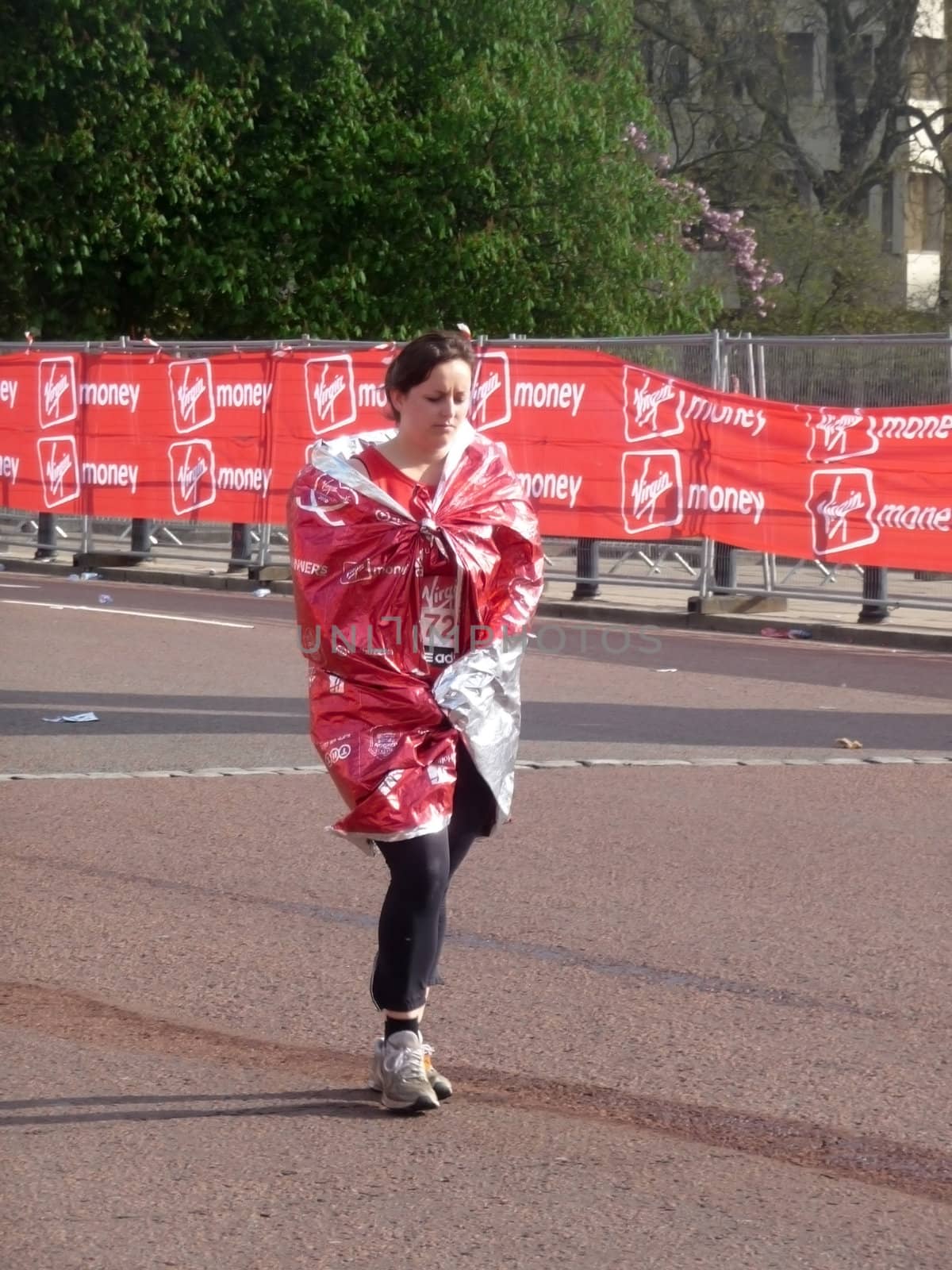 London - April 25: Runners at the 2010 London Marathon  April 25th, 2010 in London.