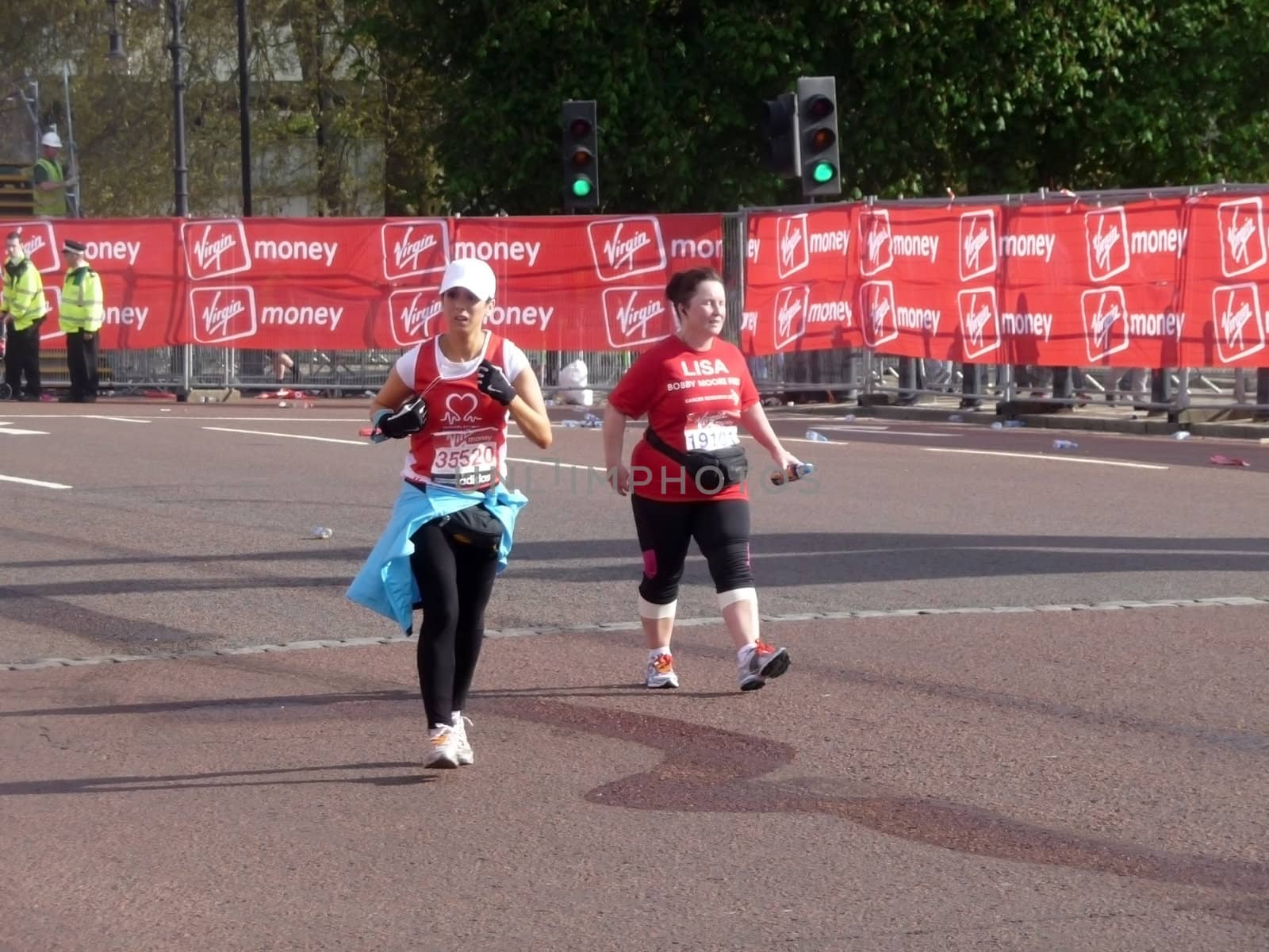 Runners At London Marathon 25th April 2010  by harveysart