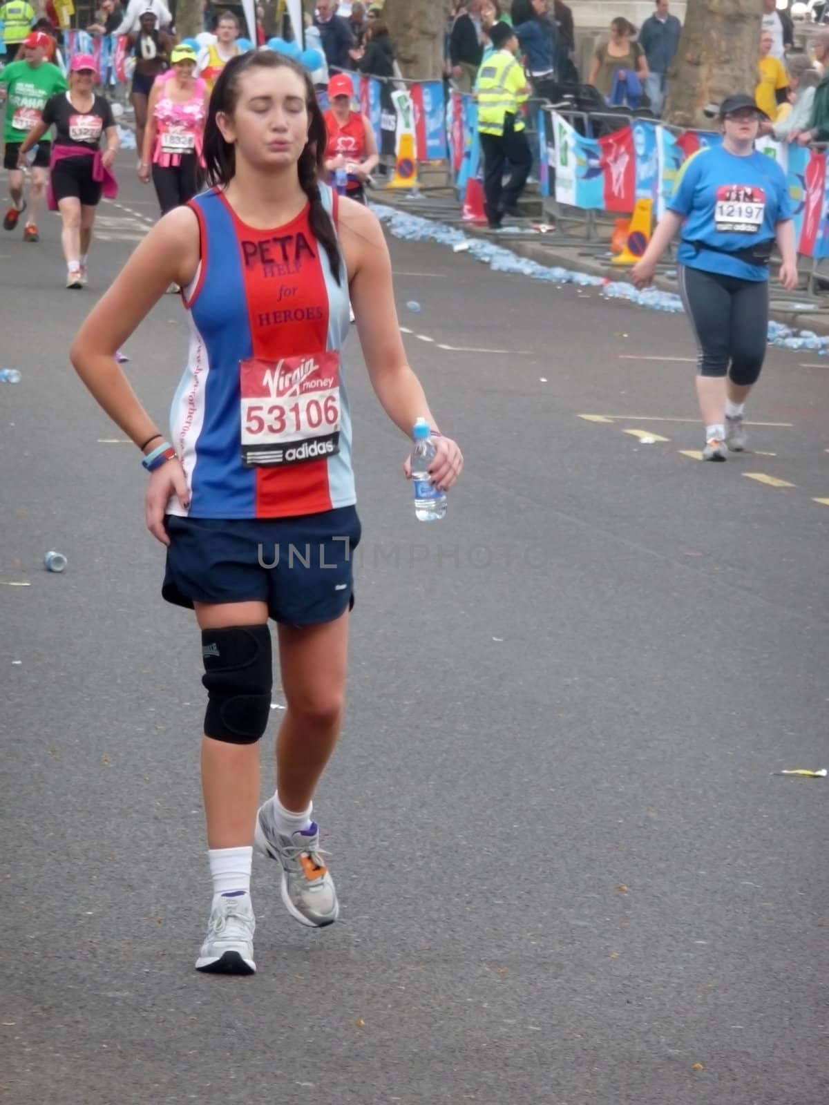 Runners At London Marathon 25th April 2010  by harveysart