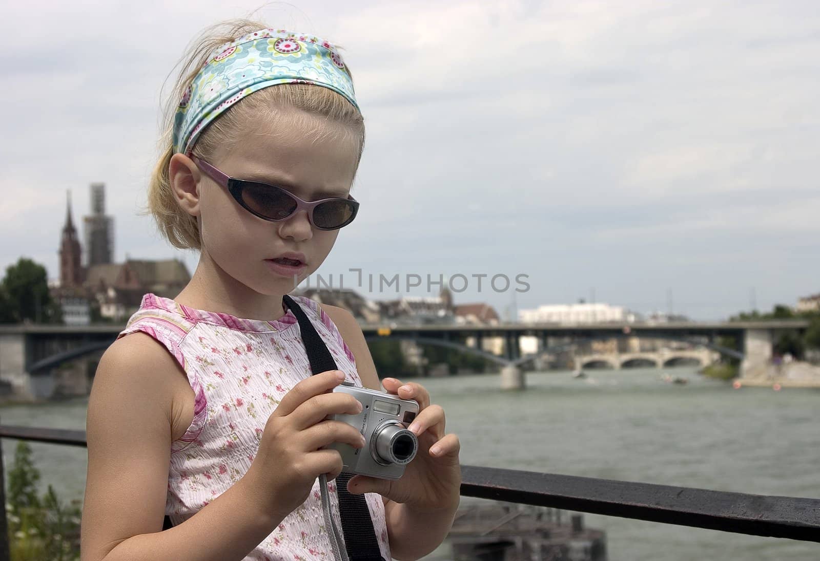 girl in the open air