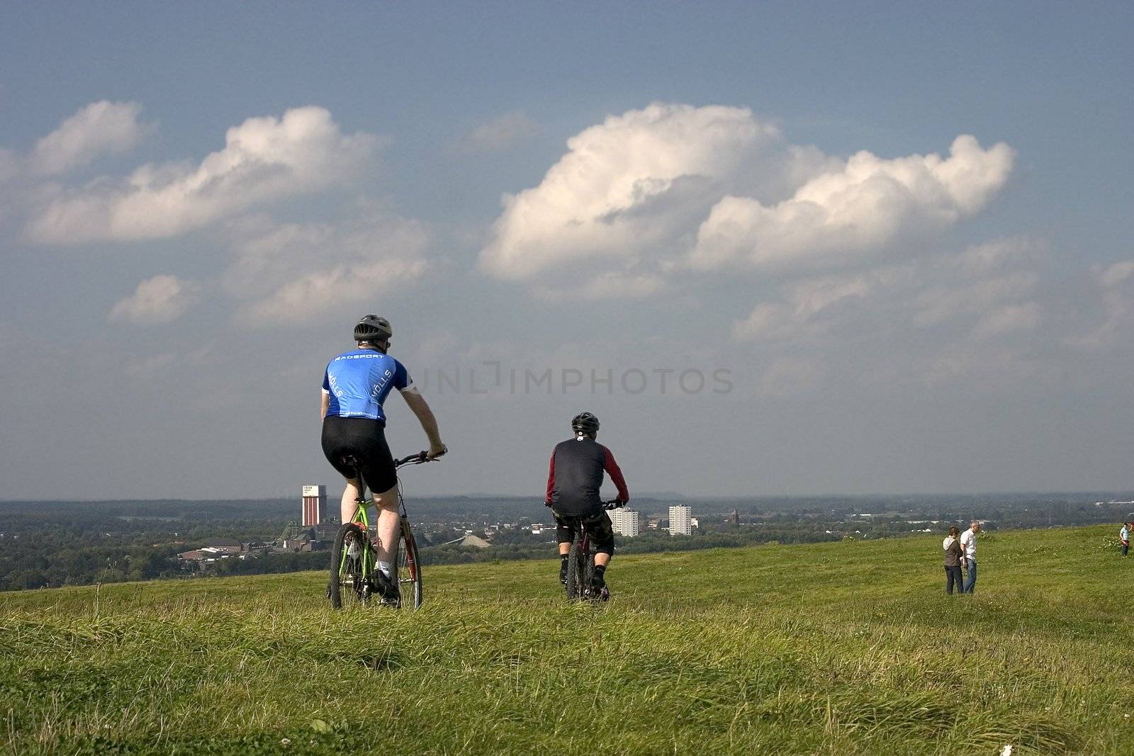 Making a tour by bike is healthy and pleasant