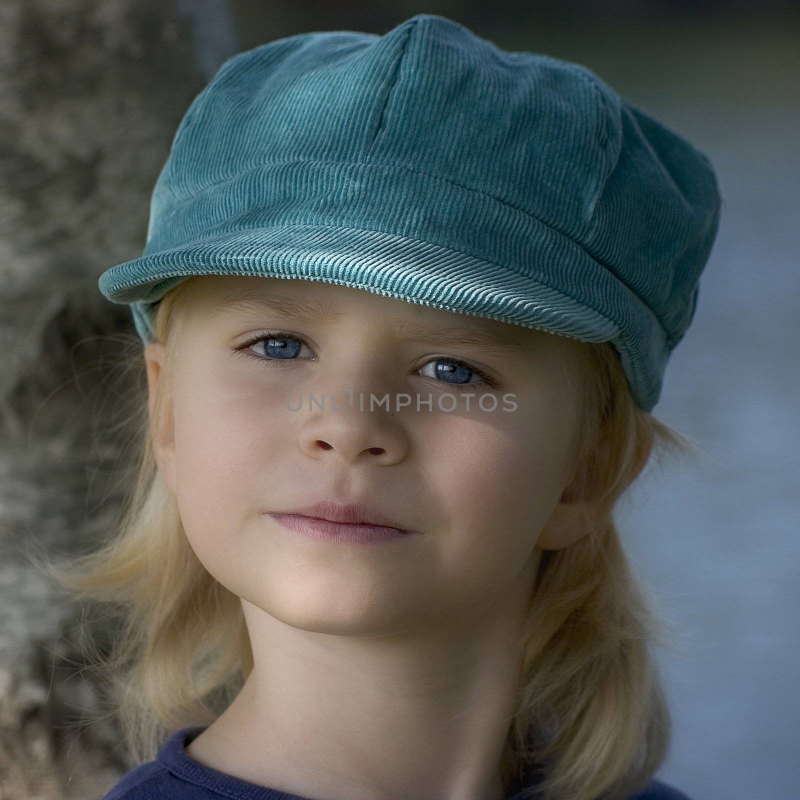 portrait of the girl in the open air