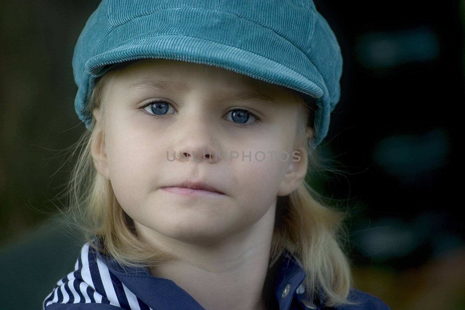 portrait of the girl in the open air