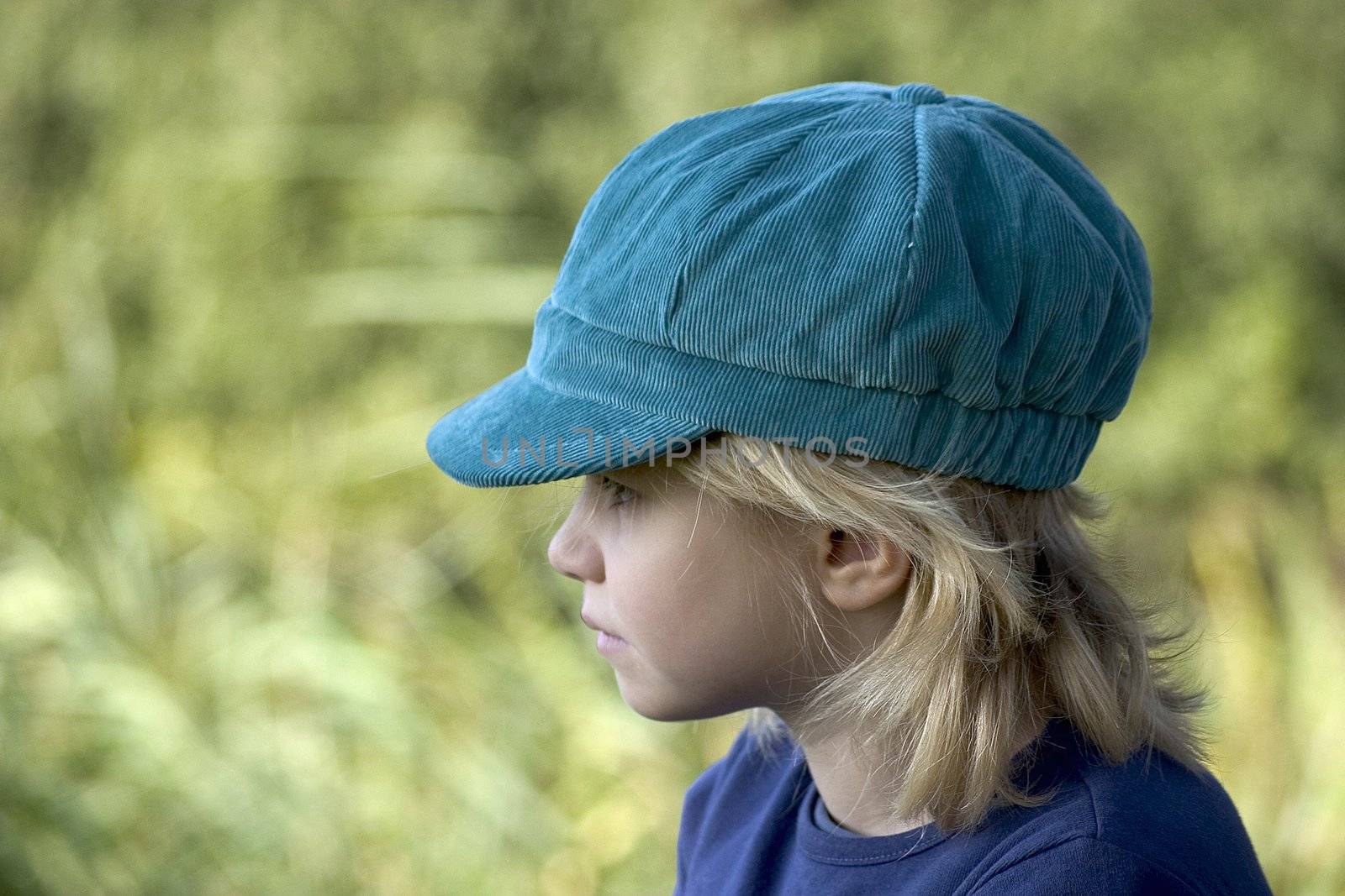 portrait of the girl in the open air