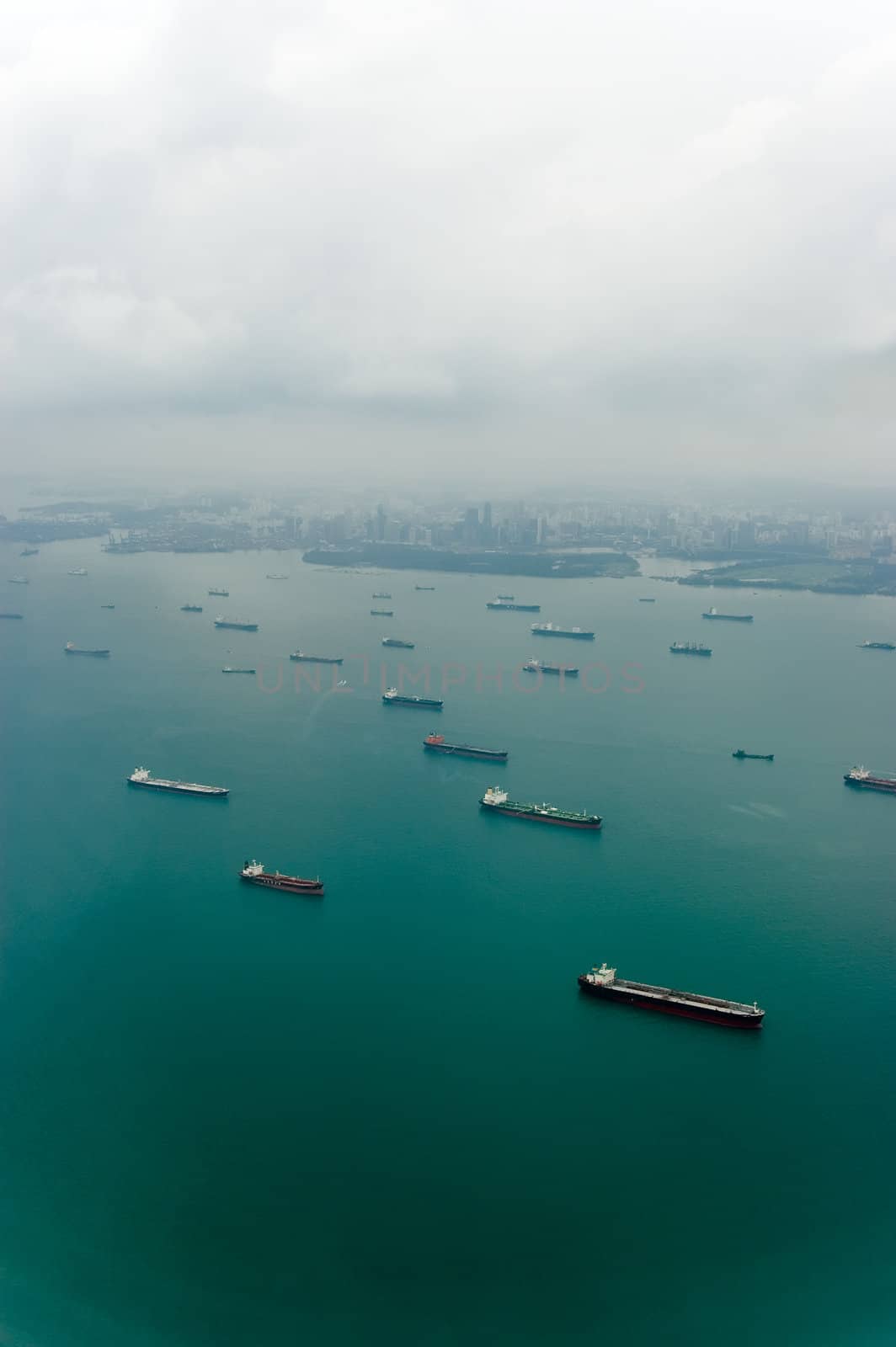 tankers at sea