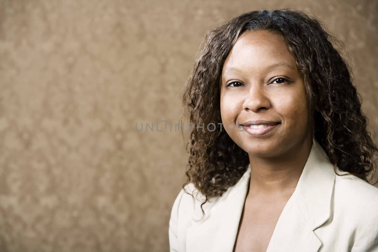 Close-Up Portrait of a Pretty African-American Woman