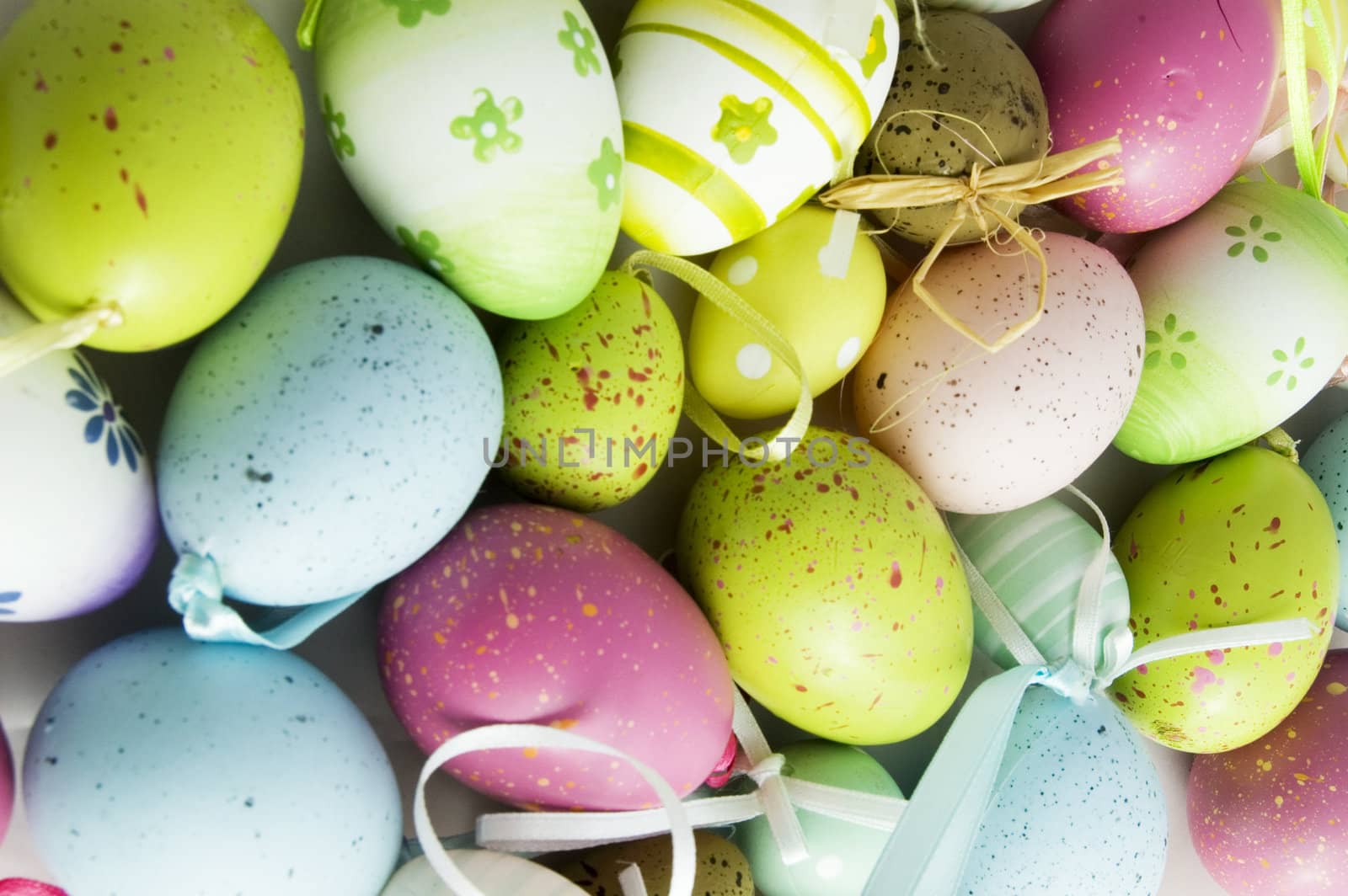 colorfull background of eastern eggs