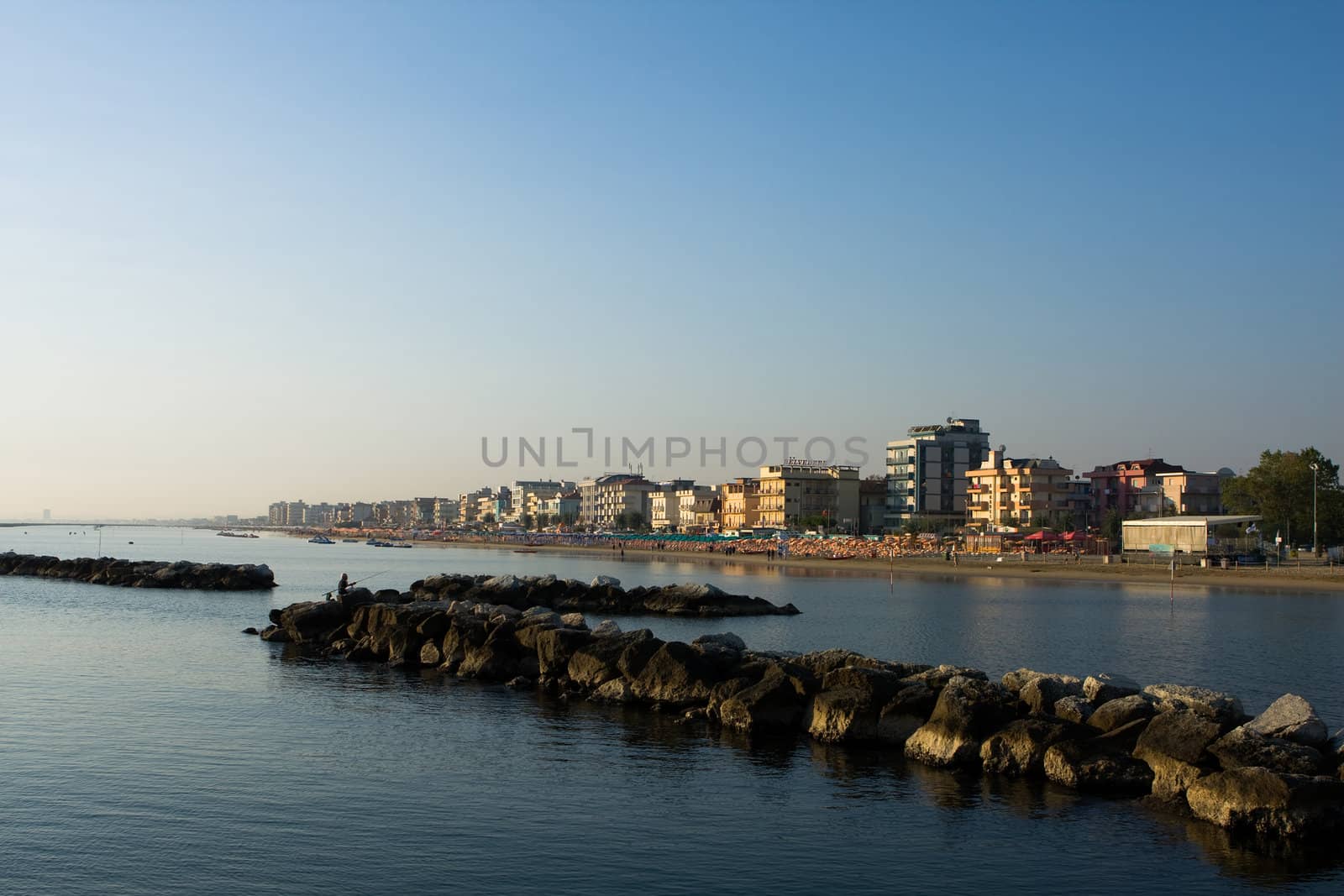 Adriatic coast landscape, Bellaria, Italy