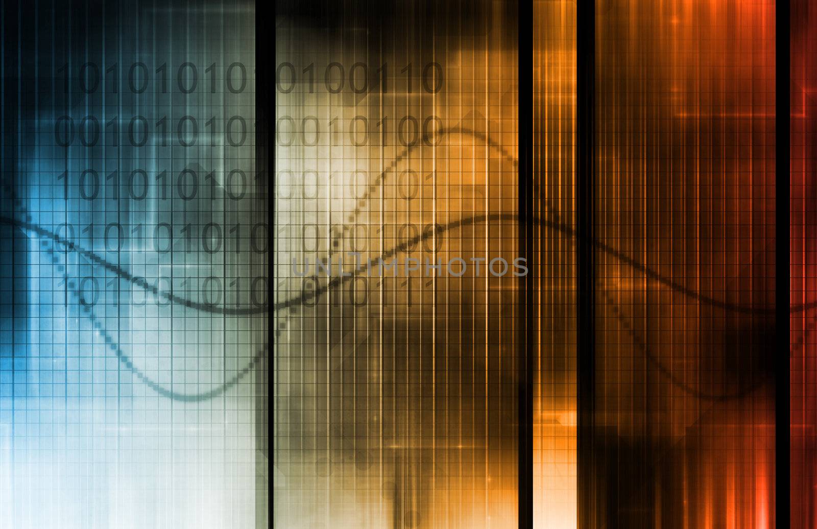 Business Abstract Technology as a Background Art