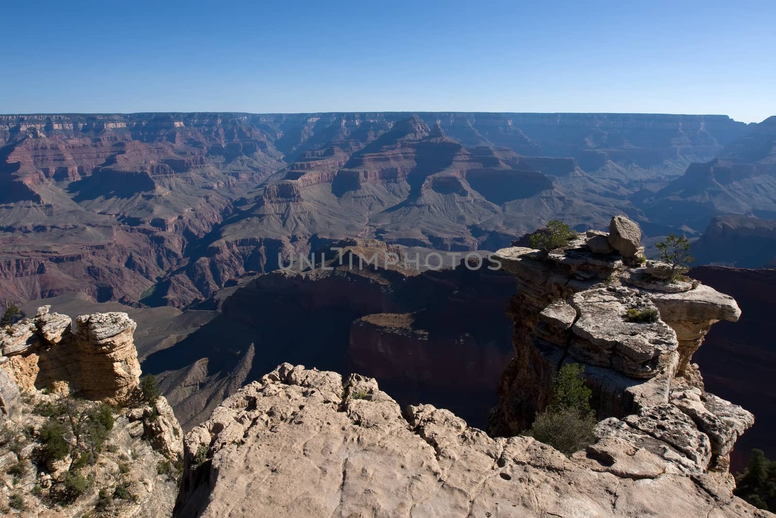 Grand Canyon at summer with sun light