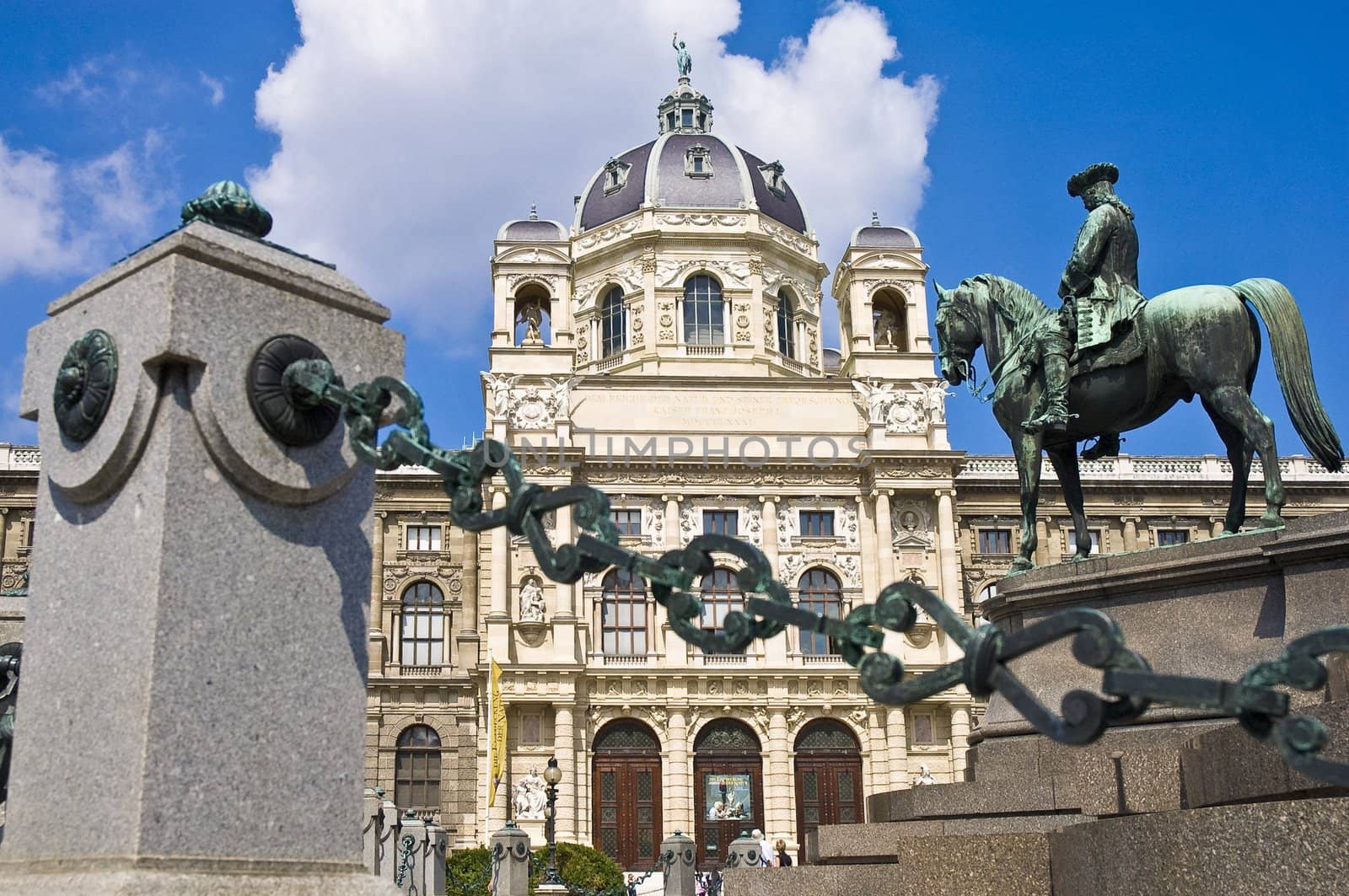One of the four generals statues around the Maria Theresien monument