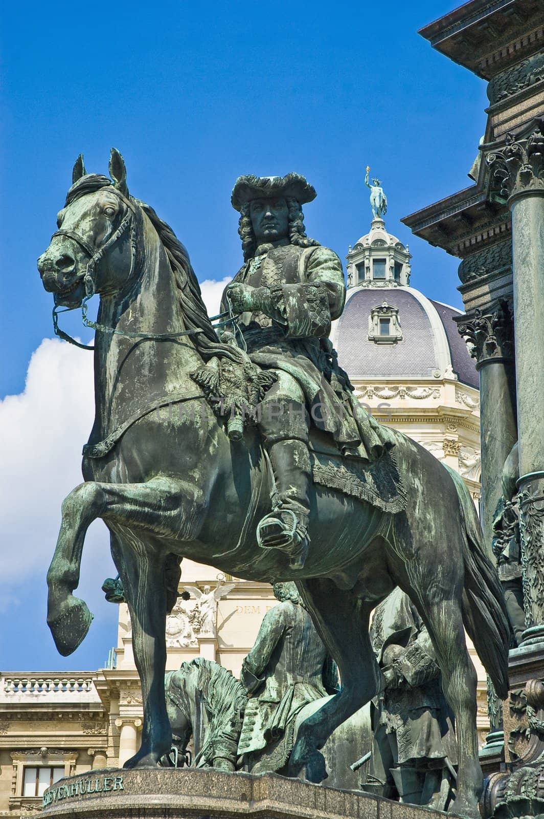 One of the four generals statues around the Maria Theresien monument