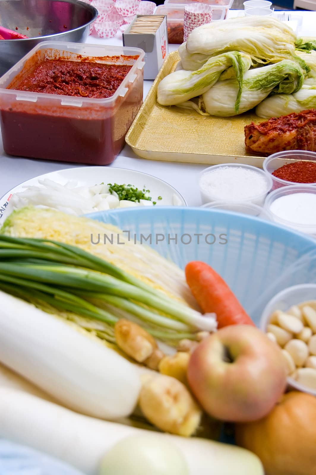 vegetable table