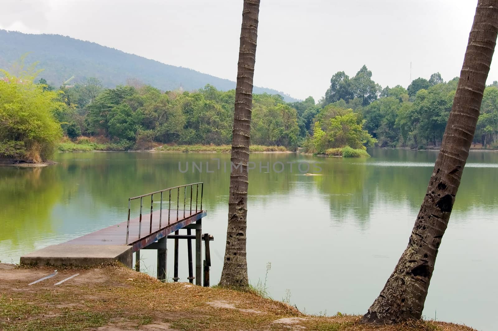 lake and pier