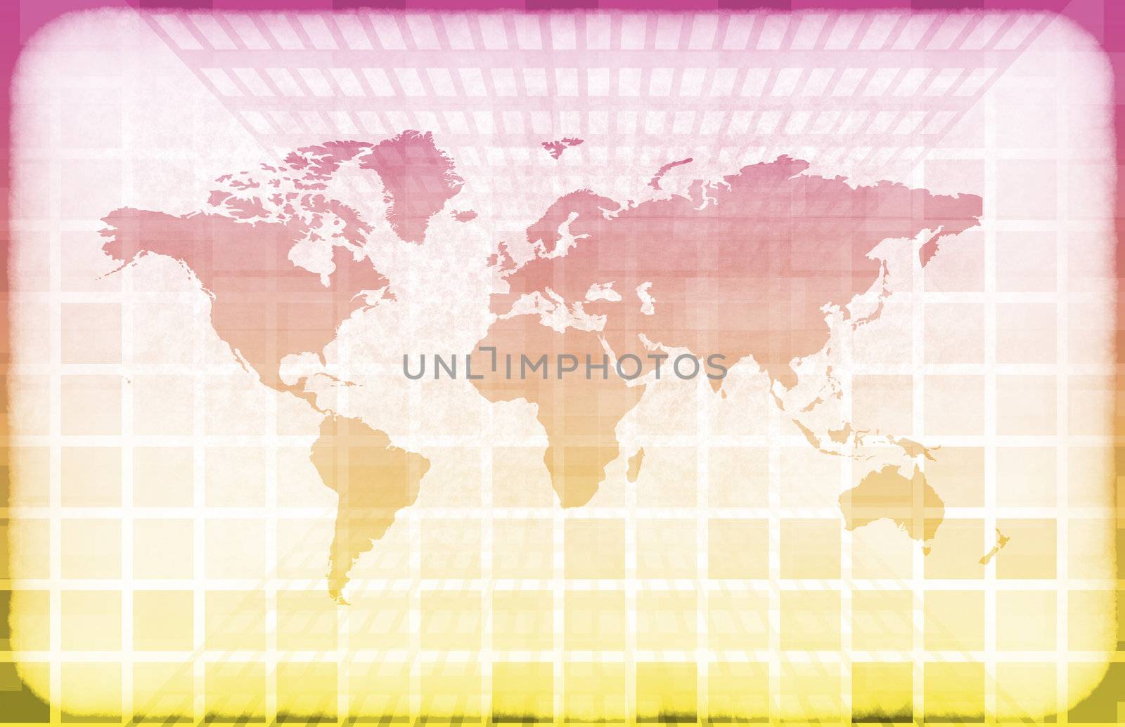 Grunge Map on a Information Technology Abstract