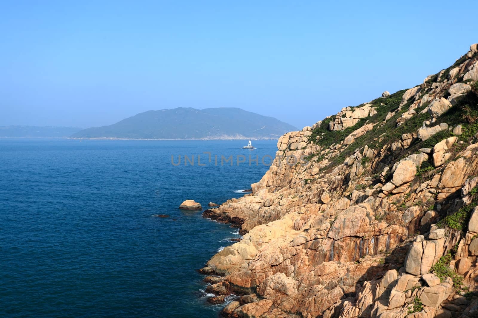 shek o coast in Hong Kong