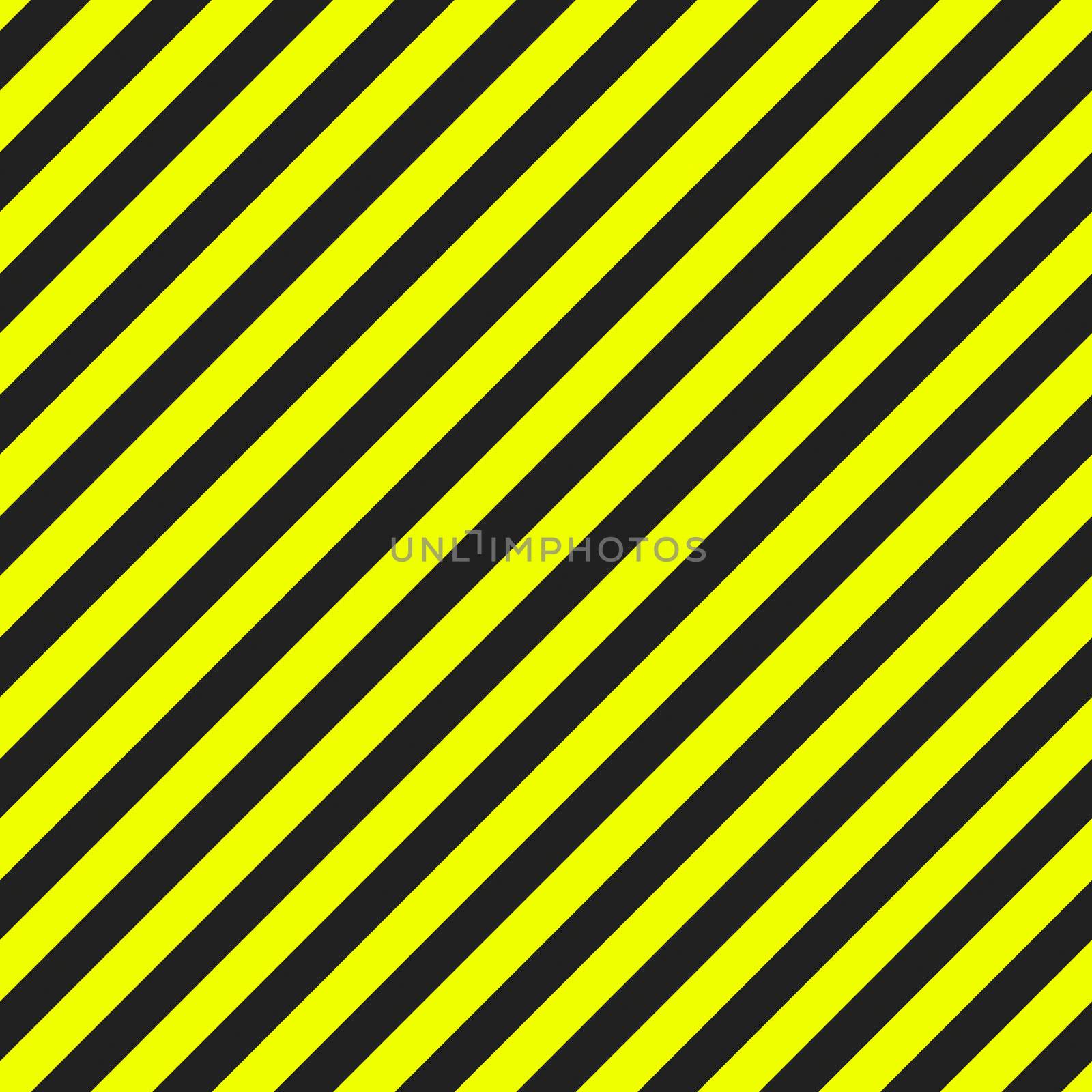 Seamless Warning Pattern Clean in Black Yellow