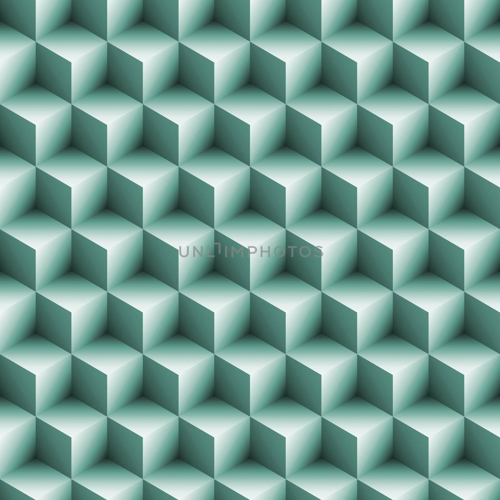 Seamless Blocks Background Art in 3d Cube