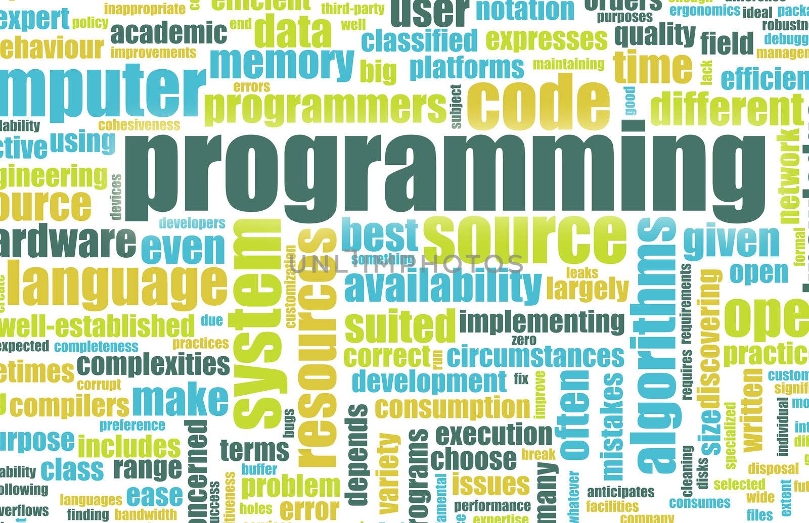 Computer Programming Code Concept as a Abstract