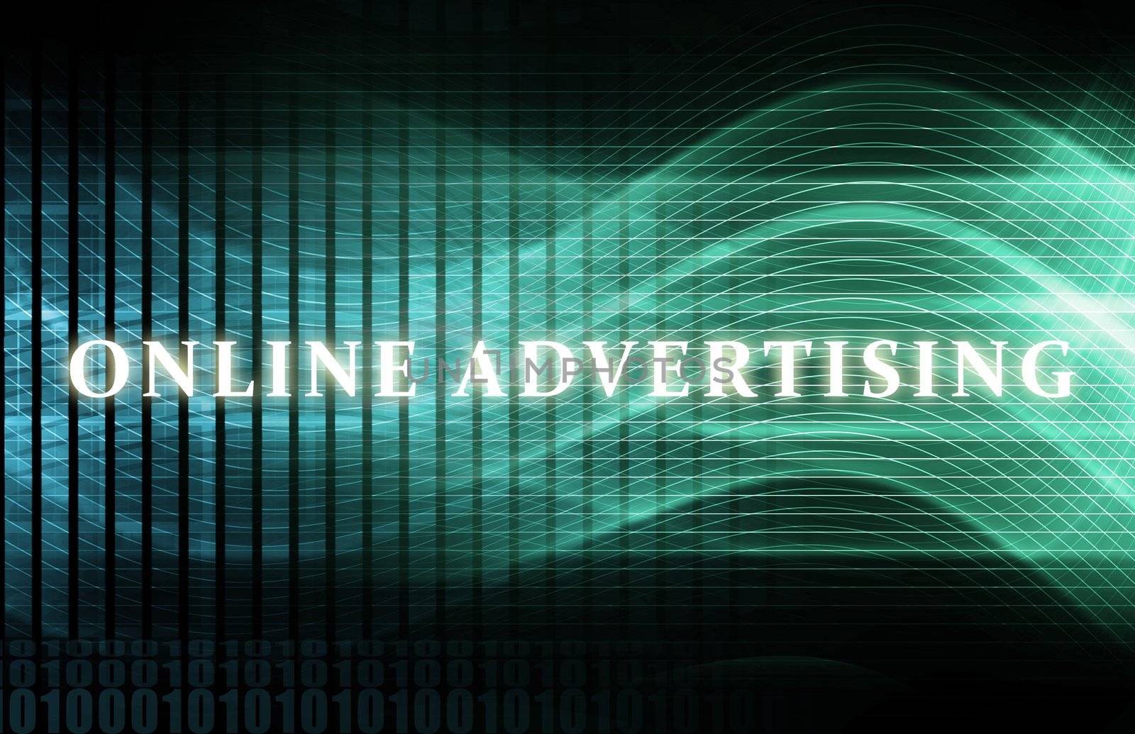 Online Advertising as a Concept Background Art