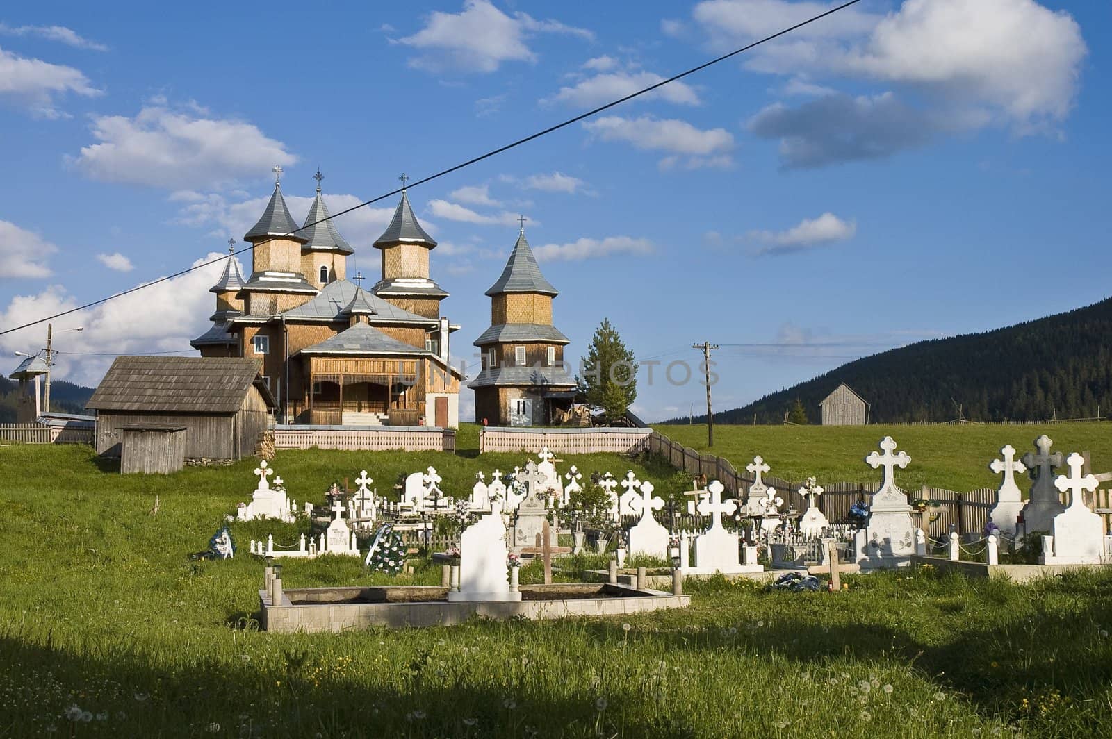 Botos, traditional village of northern Romania