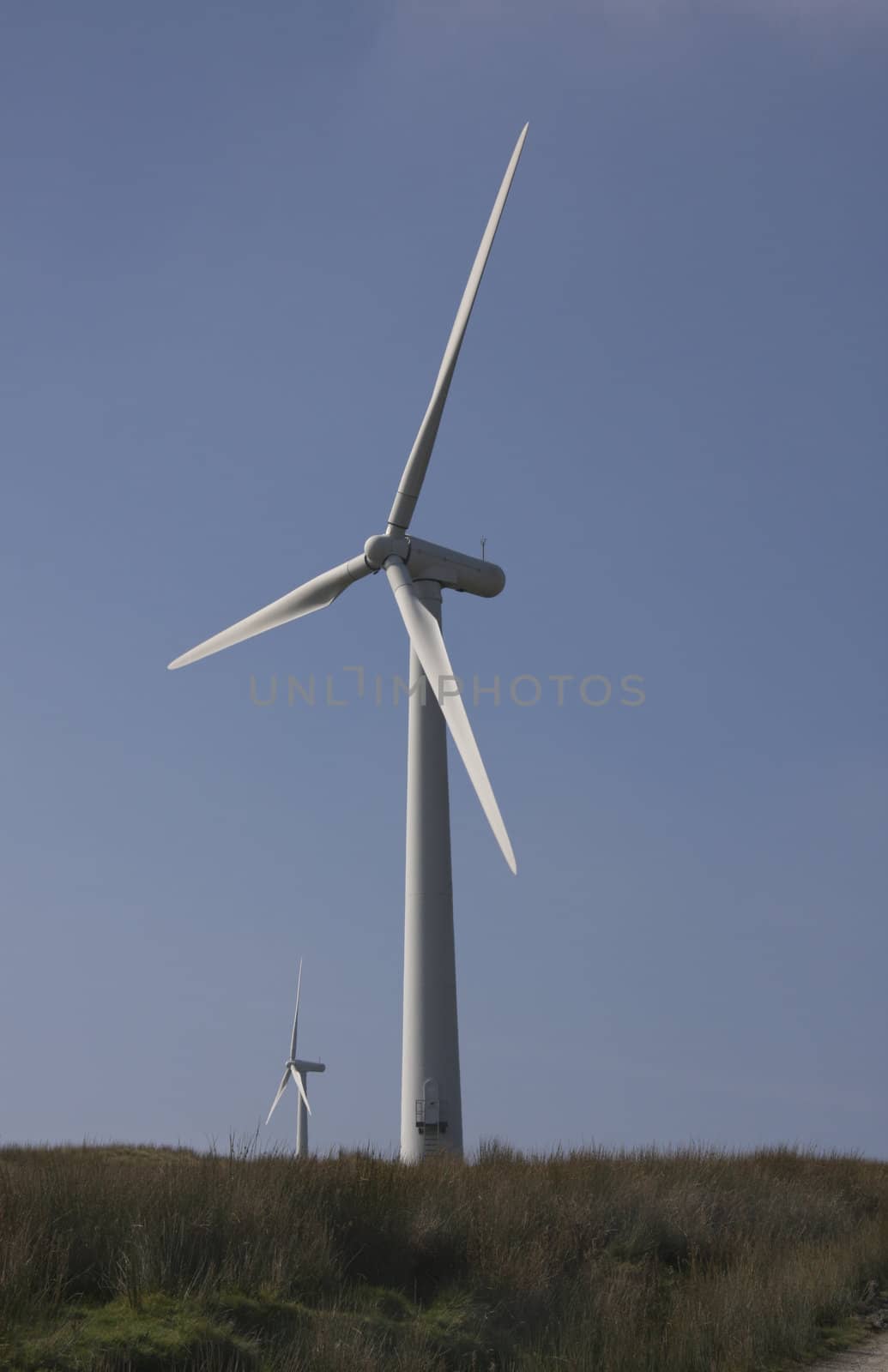 Wind Farm Turbines Wales UK