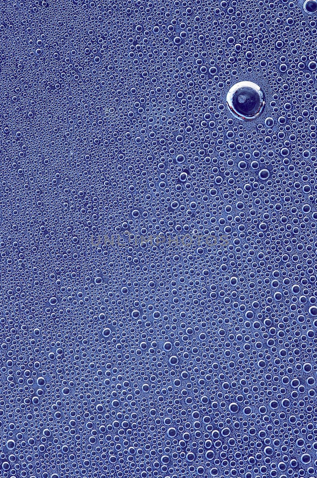 Abstract macro - close-up of the water drops