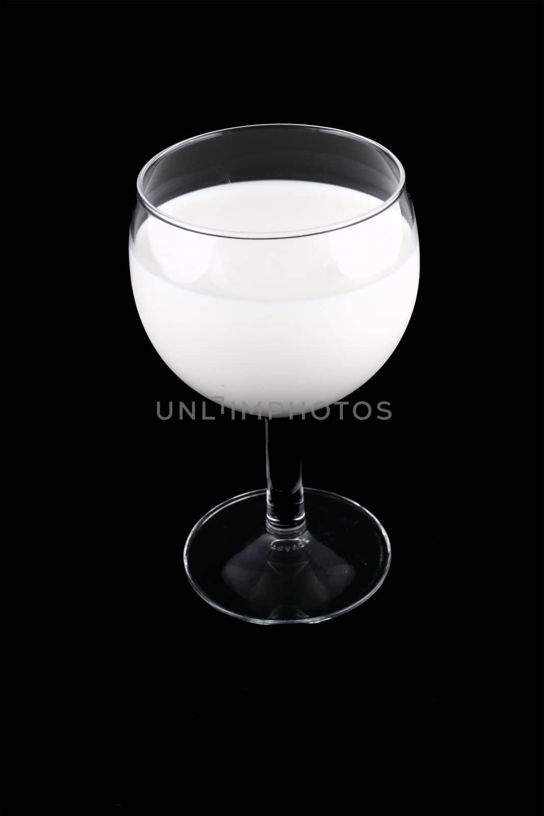 glass of milk by miczu