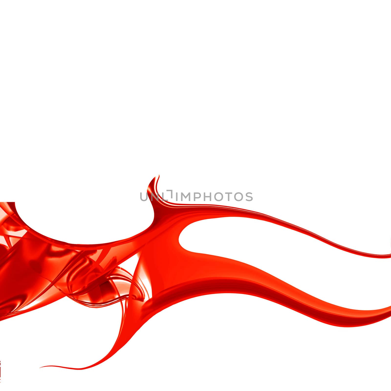 Abstract design, red 3d rendered hi-tech futuristic modern frame .