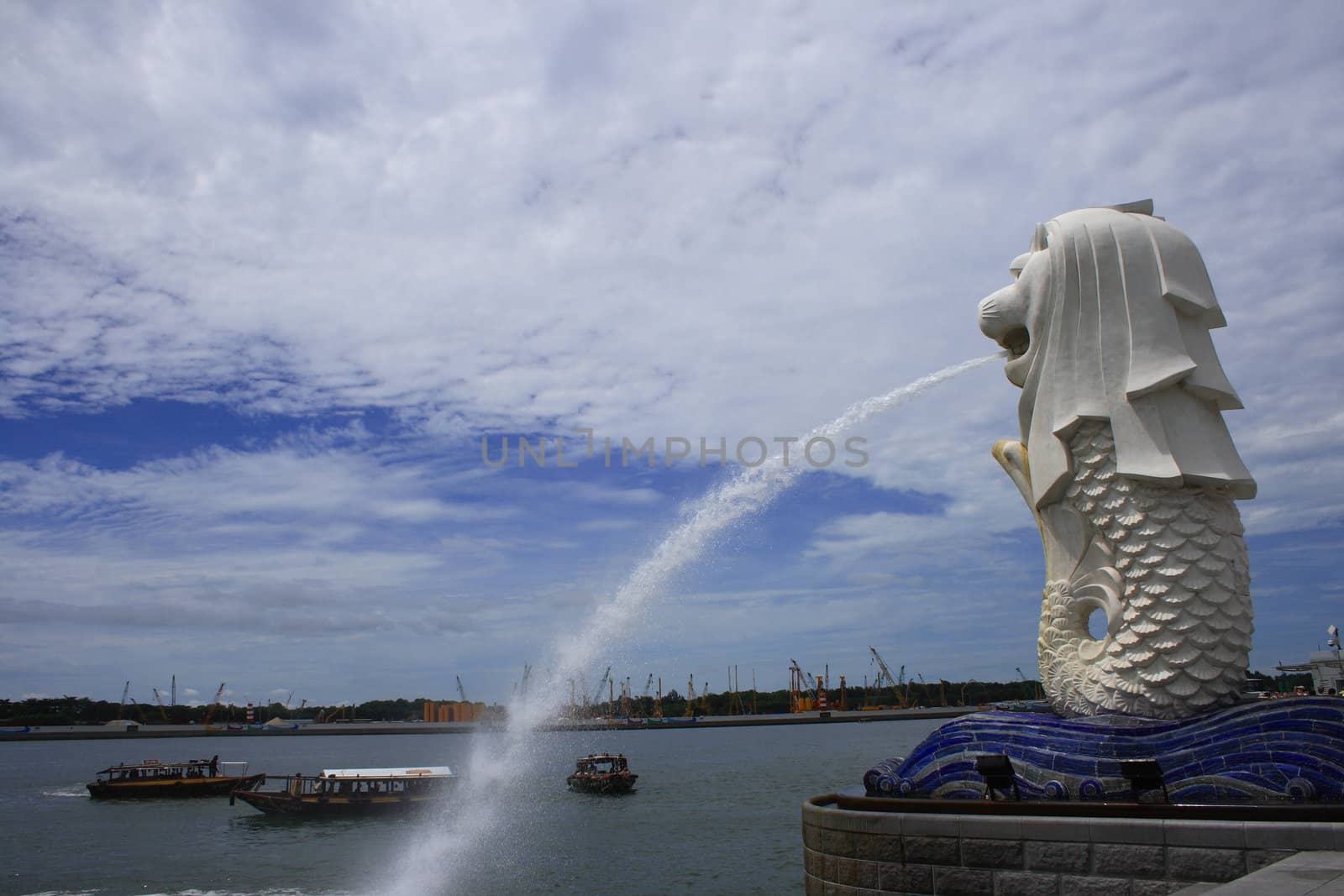 Melion, a symbolic statue or sculpture in Singapore.