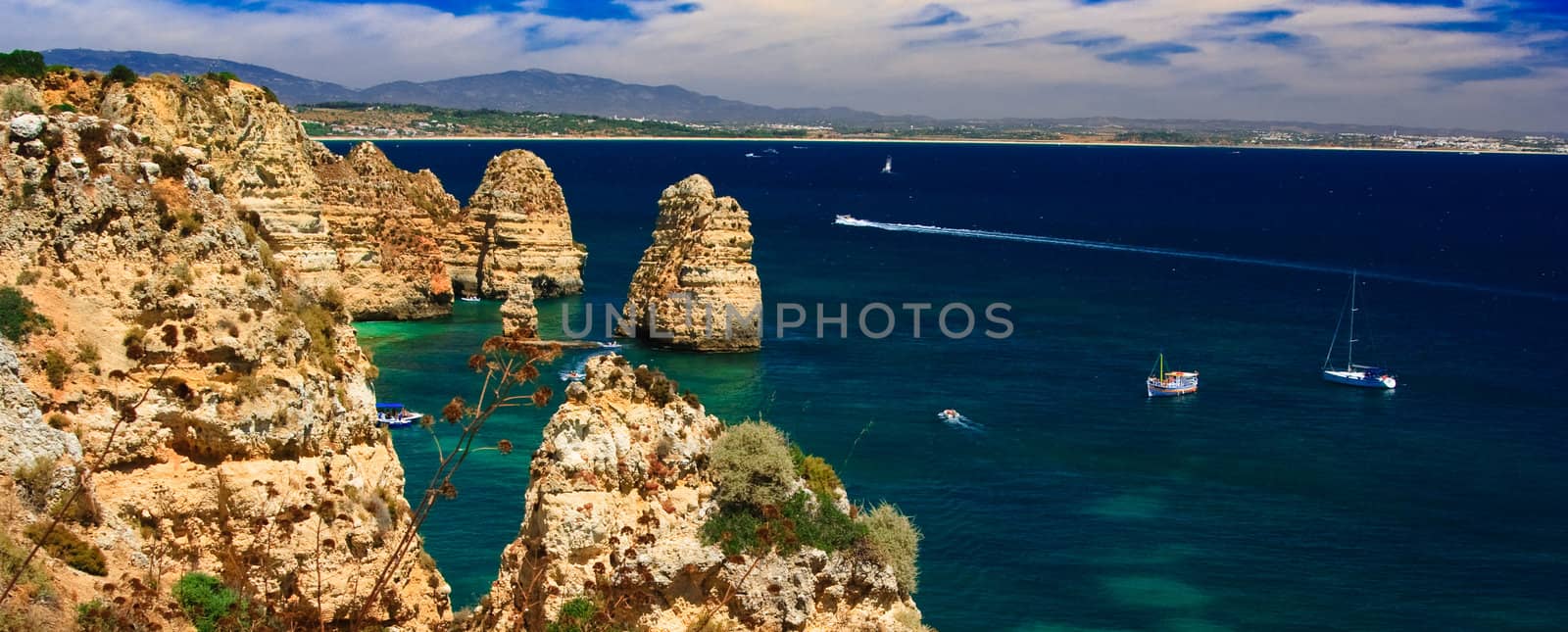 Algarve rock - coast in Portugal