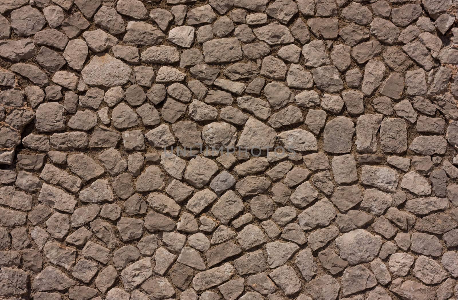 A part of an old stone wall