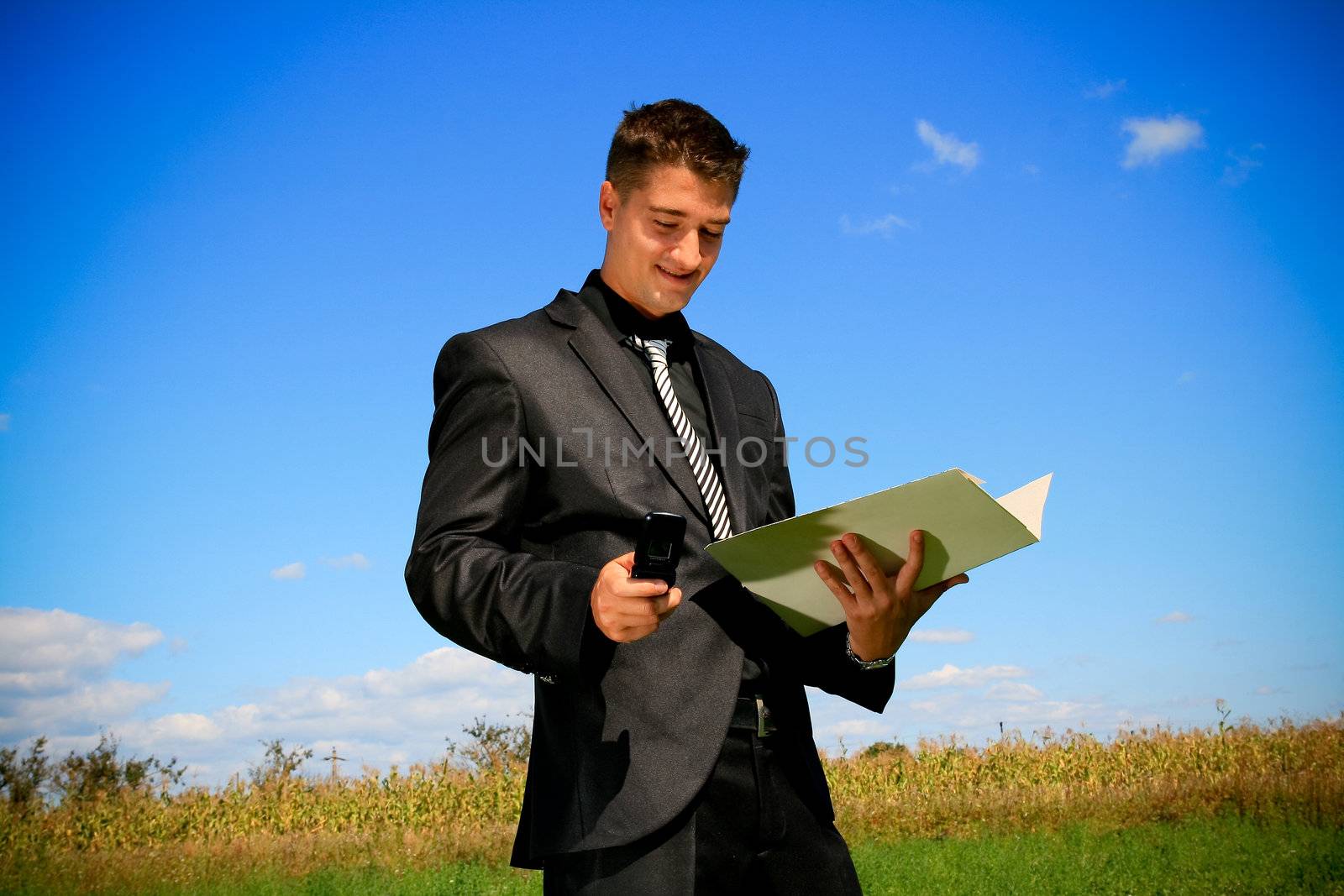 Doing business in the middle of the field