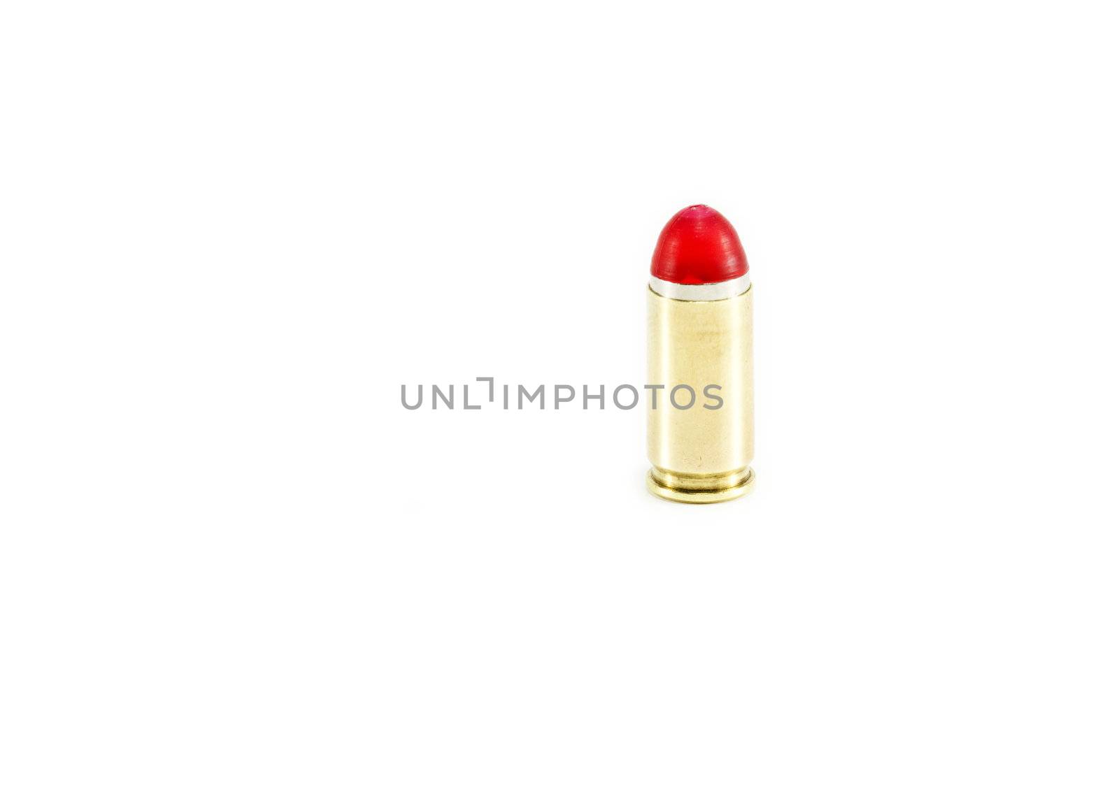 A single 9mm shock round / bullet by ChrisAlleaume