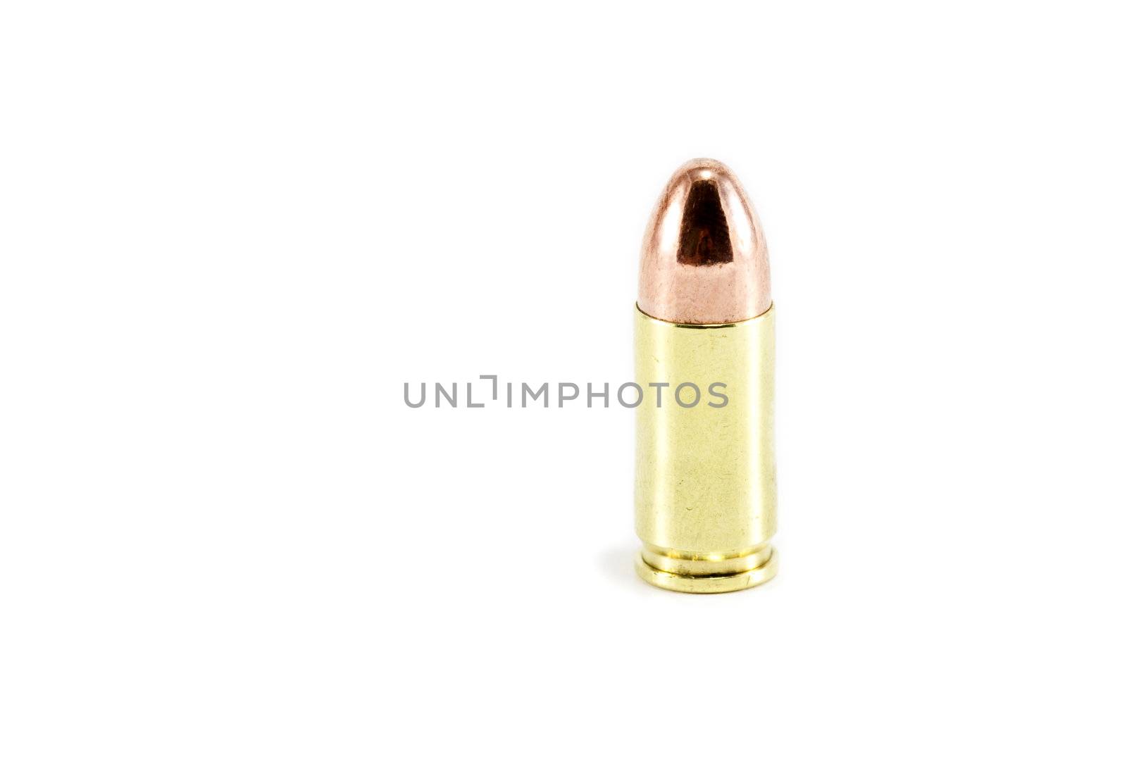A single 9mm bullet