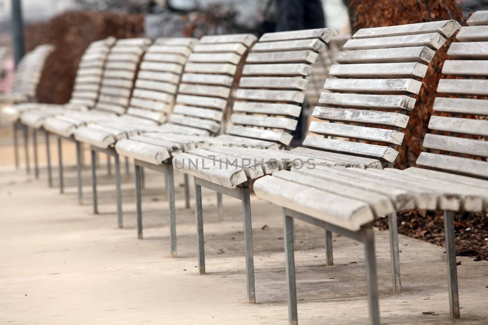 White benches by haak78