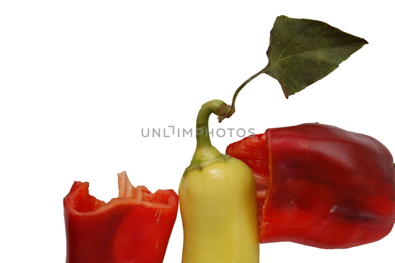 green and red pepper