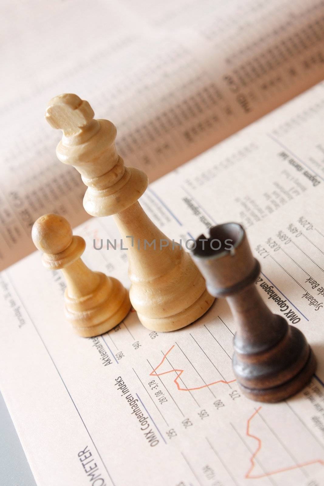 Chess as a metaphor for stock markets