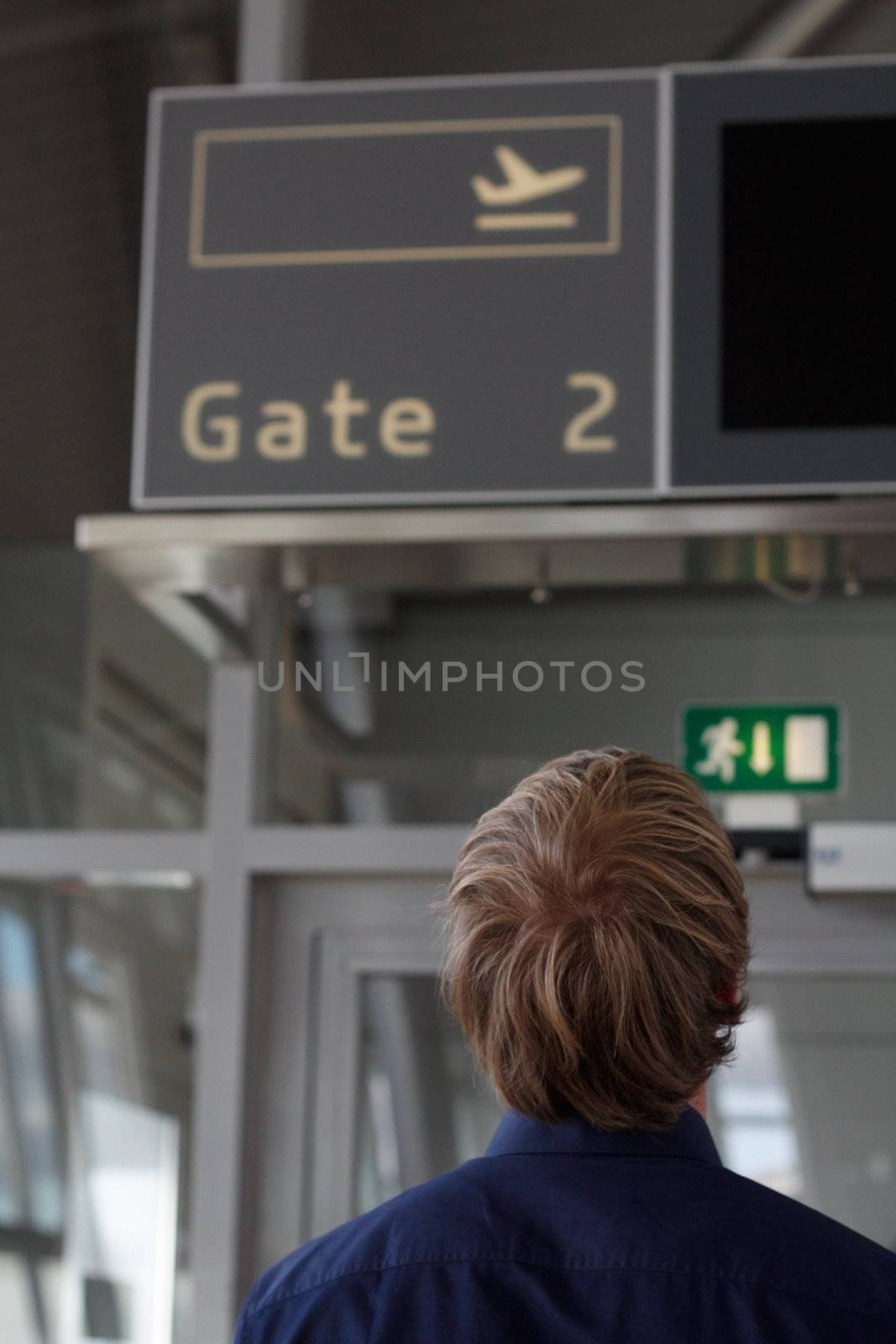 A gateway in an airport